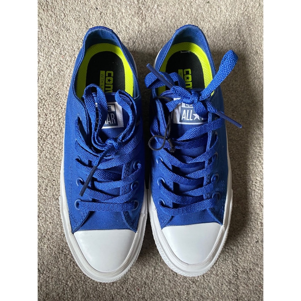 Royal blue lunarlon converse